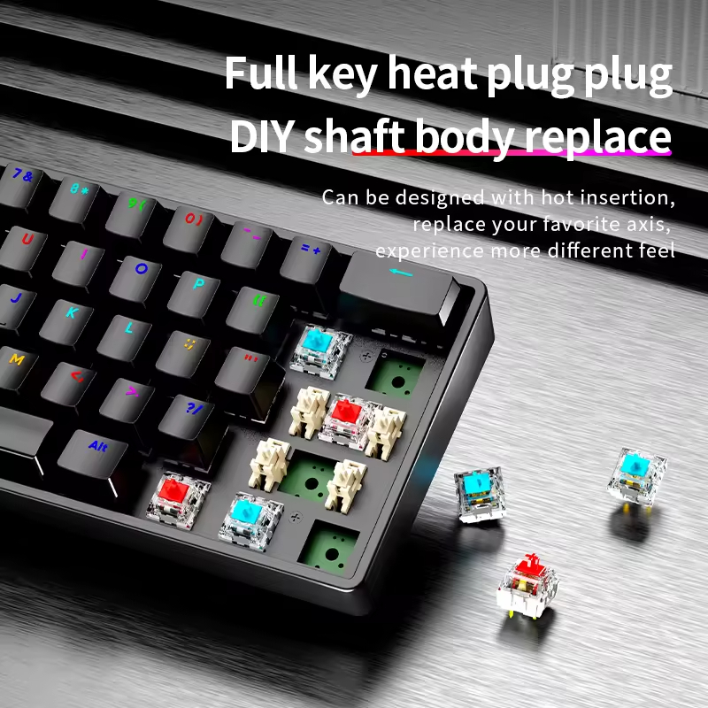 AK61 Keys Hot-swappable Mechanical Keyboard